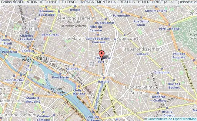plan association Association De Conseil Et D'accompagnement A La Creation D'entreprise (acace) Paris