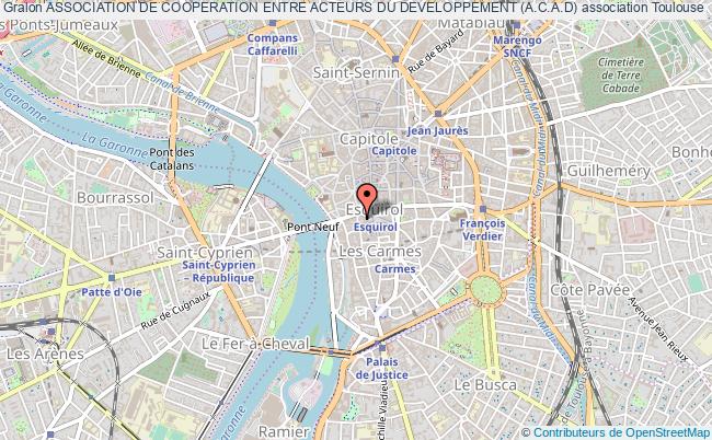 plan association Association De Cooperation Entre Acteurs Du Developpement (a.c.a.d) Toulouse