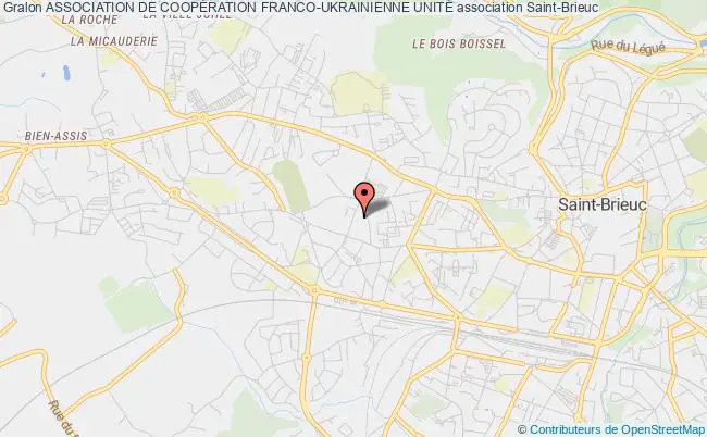plan association Association De CoopÉration Franco-ukrainienne UnitÉ Saint-Brieuc