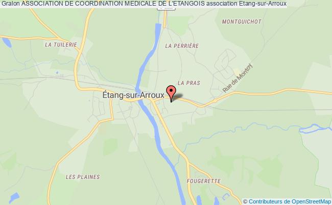 plan association Association De Coordination Medicale De L'etangois Étang-sur-Arroux