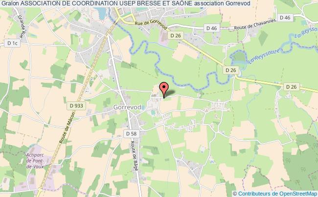 plan association Association De Coordination Usep Bresse Et SaÔne 