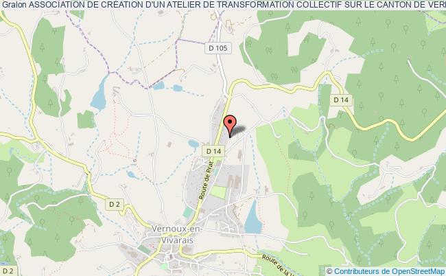 ASSOCIATION DE CRÉATION D'UN ATELIER DE TRANSFORMATION COLLECTIF SUR LE CANTON DE VERNOUX EN VIVARAIS