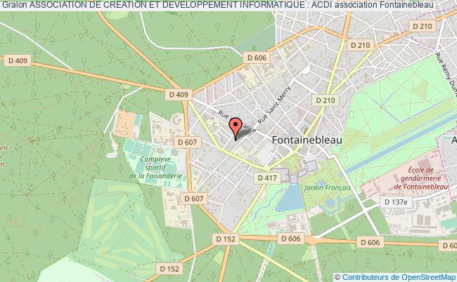 plan association Association De Creation Et Developpement Informatique : Acdi Fontainebleau