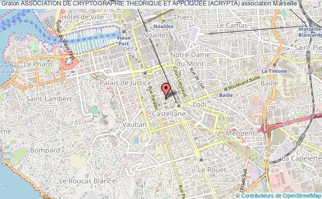 plan association Association De Cryptographie Theorique Et Appliquee (acrypta) Marseille 6e