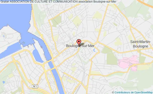 plan association Association De Culture Et Communication Boulogne-sur-Mer