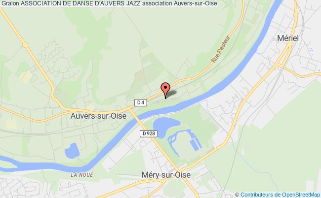 plan association Association De Danse D'auvers Jazz Auvers-sur-Oise