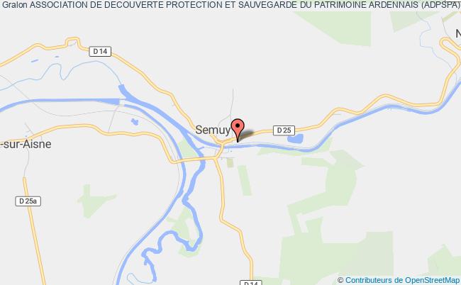 plan association Association De Decouverte Protection Et Sauvegarde Du Patrimoine Ardennais (adpspa) Semuy
