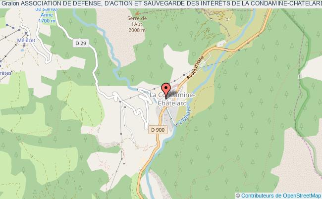 ASSOCIATION DE DEFENSE, D'ACTION ET SAUVEGARDE DES INTÉRÊTS DE LA CONDAMINE-CHATELARD