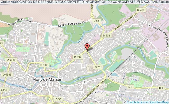 ASSOCIATION DE DEFENSE, D'EDUCATION ET D'INFORMATION DU CONSOMMATEUR D'AQUITAINE