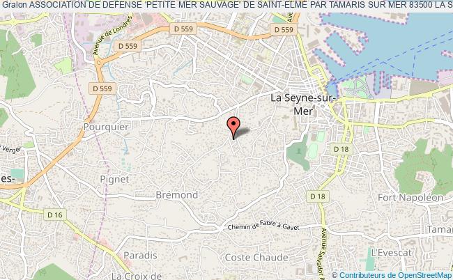 ASSOCIATION DE DEFENSE 'PETITE MER SAUVAGE' DE SAINT-ELME PAR TAMARIS SUR MER 83500 LA SEYNE-SUR-MER