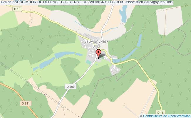 plan association Association De Defense Citoyenne De Sauvigny-les-bois Sauvigny-les-Bois
