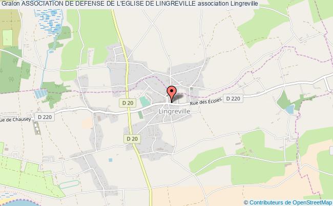 ASSOCIATION DE DEFENSE DE L'EGLISE DE LINGREVILLE