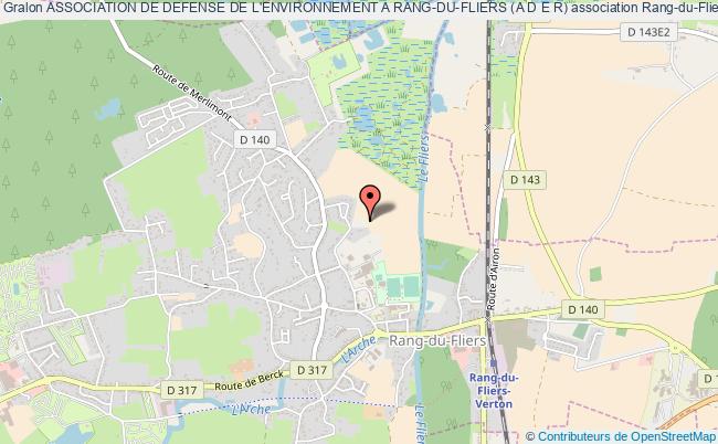 ASSOCIATION DE DEFENSE DE L'ENVIRONNEMENT A RANG-DU-FLIERS (A D E R)