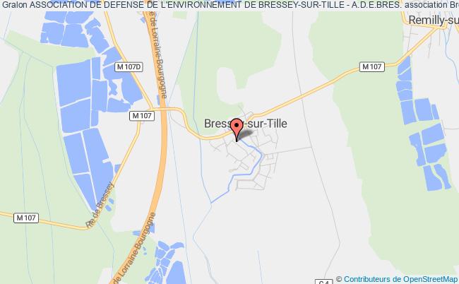 plan association Association De Defense De L'environnement De Bressey-sur-tille - A.d.e.bres. Bressey-sur-Tille