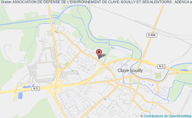 plan association Association De Defense De L'environnement De Claye-souilly Et Ses Alentours : Adenca Claye-Souilly