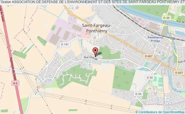 plan association Association De Defense De L'environnement Et Des Sites De Saint-fargeau-ponthierry Et De Ses Environs Saint-Fargeau-Ponthierry