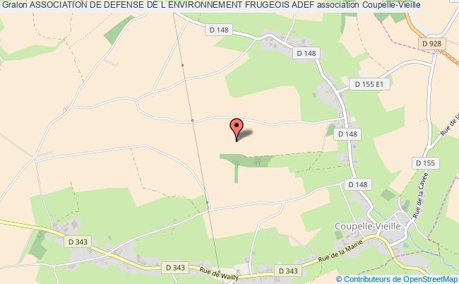 plan association Association De Defense De L Environnement Frugeois Adef Coupelle-Vieille
