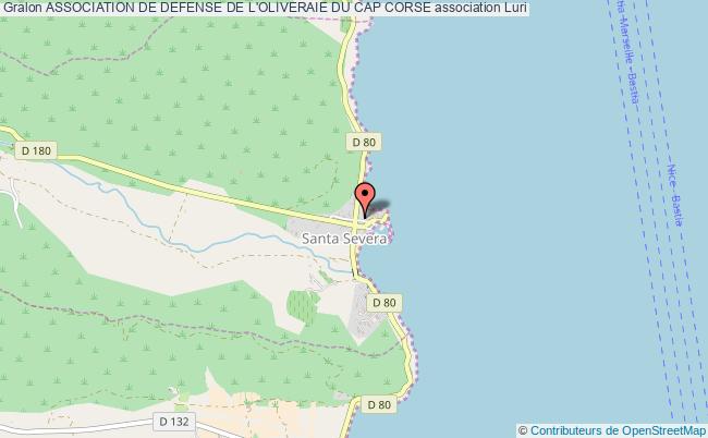 ASSOCIATION DE DEFENSE DE L'OLIVERAIE DU CAP CORSE
