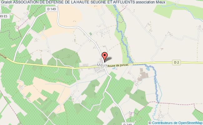 ASSOCIATION DE DEFENSE DE LA HAUTE SEUGNE ET AFFLUENTS