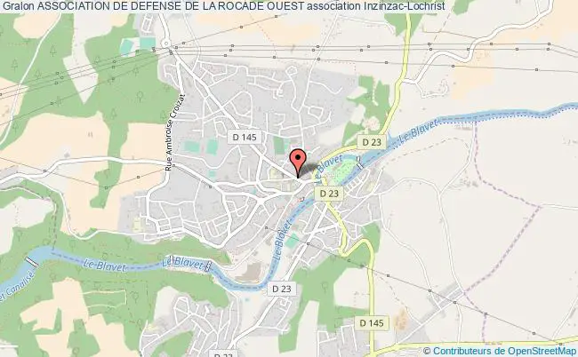 plan association Association De Defense De La Rocade Ouest Inzinzac-Lochrist