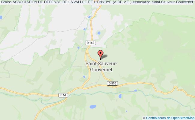 plan association Association De Defense De La Vallee De L'ennuye (a.de.v.e.) Saint-Sauveur-Gouvernet