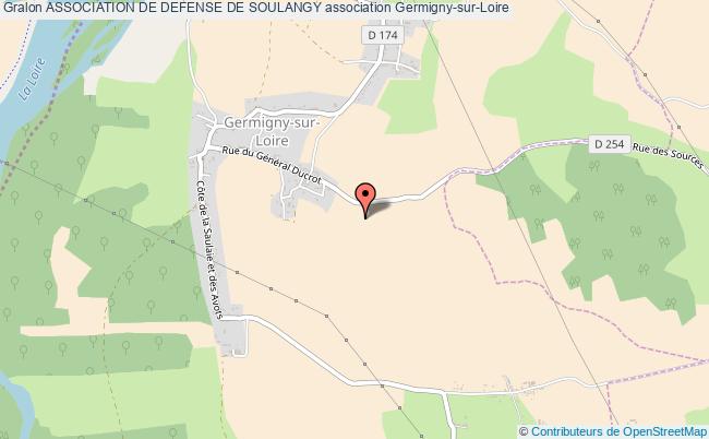 plan association Association De Defense De Soulangy Germigny-sur-Loire