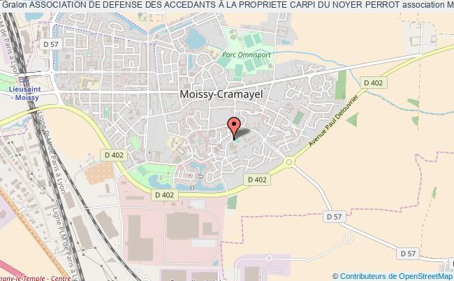 plan association Association De Defense Des Accedants Â La Propriete Carpi Du Noyer Perrot Moissy-Cramayel