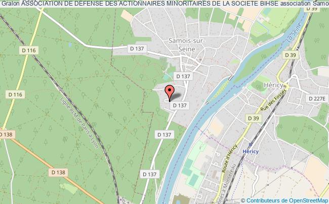 plan association Association De Defense Des Actionnaires Minoritaires De La Societe Bihse Samois-sur-Seine