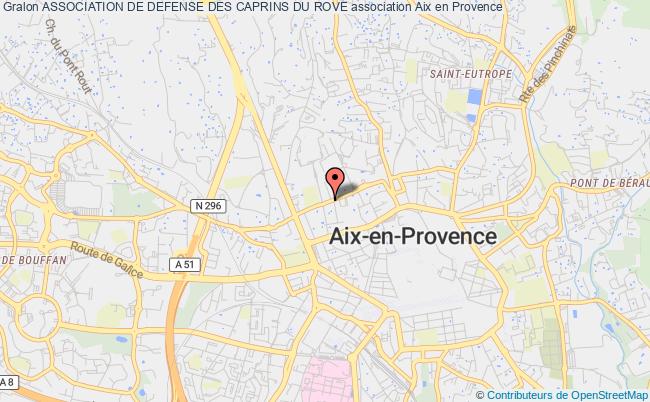 plan association Association De Defense Des Caprins Du Rove Aix-en-Provence