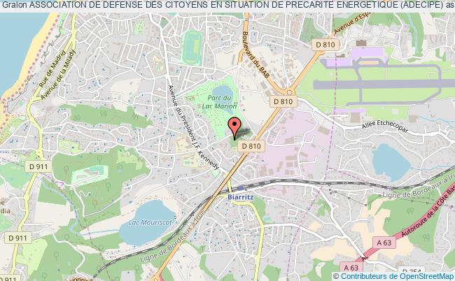 plan association Association De Defense Des Citoyens En Situation De Precarite Energetique (adecipe) Biarritz