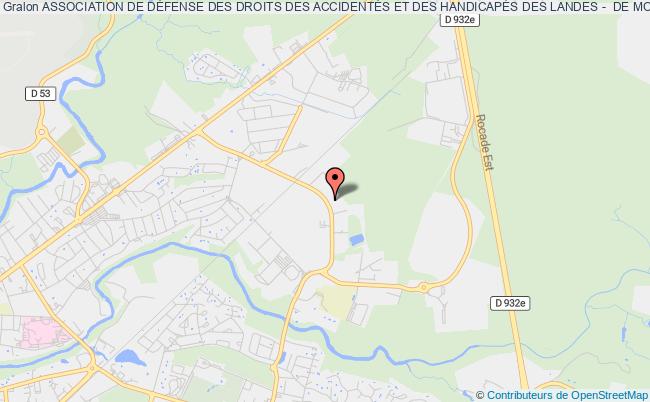 ASSOCIATION DE DÉFENSE DES DROITS DES ACCIDENTÉS ET DES HANDICAPÉS DES LANDES -  DE MONT DE MARSAN