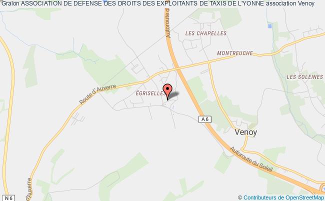 ASSOCIATION DE DEFENSE DES DROITS DES EXPLOITANTS DE TAXIS DE L'YONNE