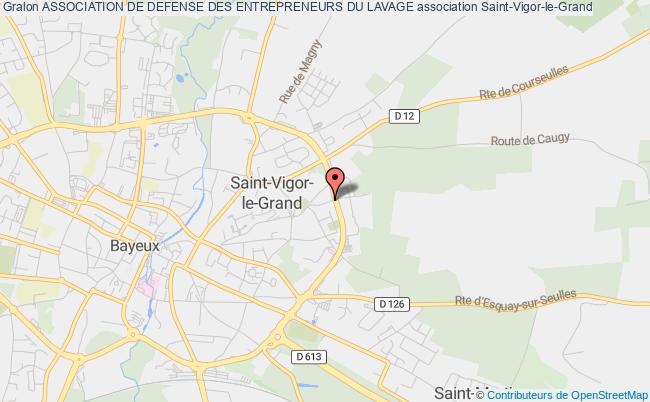 plan association Association De Defense Des Entrepreneurs Du Lavage Saint-Vigor-le-Grand