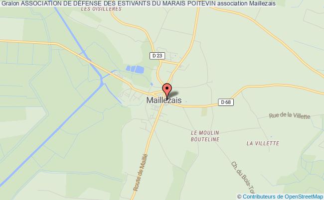 plan association Association De DÉfense Des Estivants Du Marais Poitevin Fontenay-le-Comte