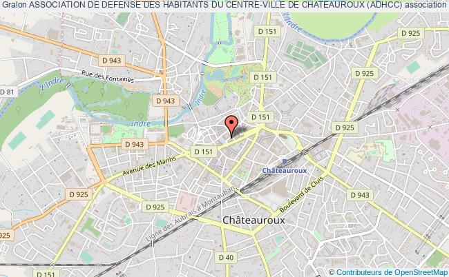 ASSOCIATION DE DEFENSE DES HABITANTS DU CENTRE-VILLE DE CHATEAUROUX (ADHCC)