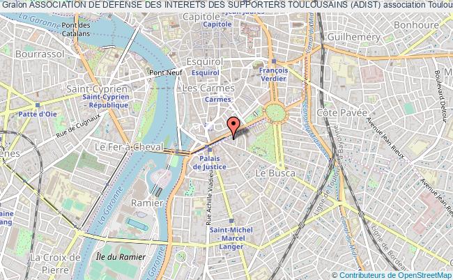 plan association Association De Defense Des Interets Des Supporters Toulousains (adist) Toulouse