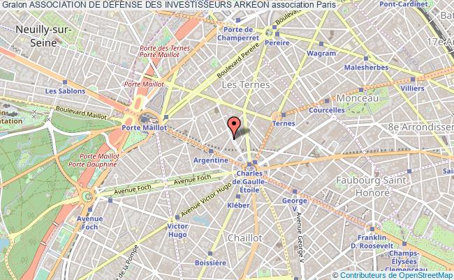 plan association Association De DÉfense Des Investisseurs ArkÉon PARIS