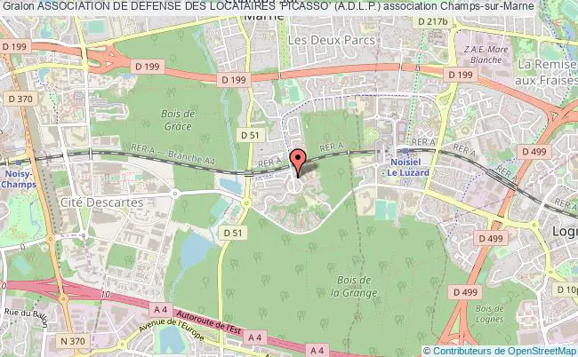 plan association Association De Defense Des Locataires 'picasso' (a.d.l.p.) Champs-sur-Marne