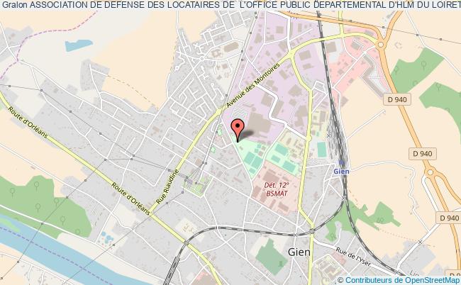 ASSOCIATION DE DEFENSE DES LOCATAIRES DE  L'OFFICE PUBLIC DEPARTEMENTAL D'HLM DU LOIRET A GIEN