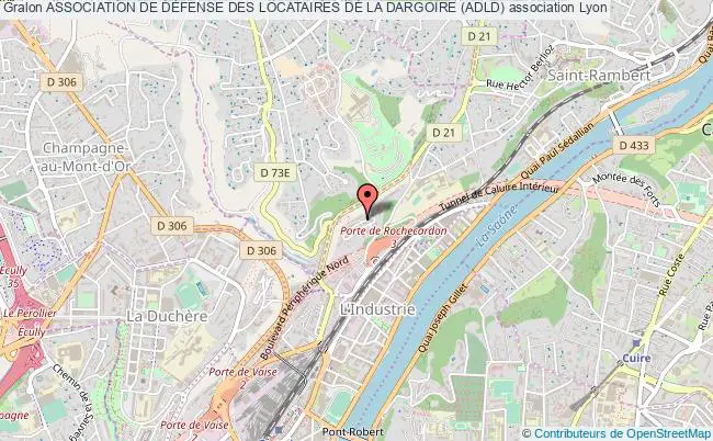 plan association Association De DÉfense Des Locataires De La Dargoire (adld) Lyon