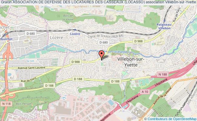 plan association Association De Defense Des Locataires Des Casseaux (locasso) Villebon-sur-Yvette