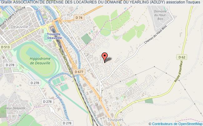 plan association Association De Defense Des Locataires Du Domaine Du Yearling (adldy) Touques