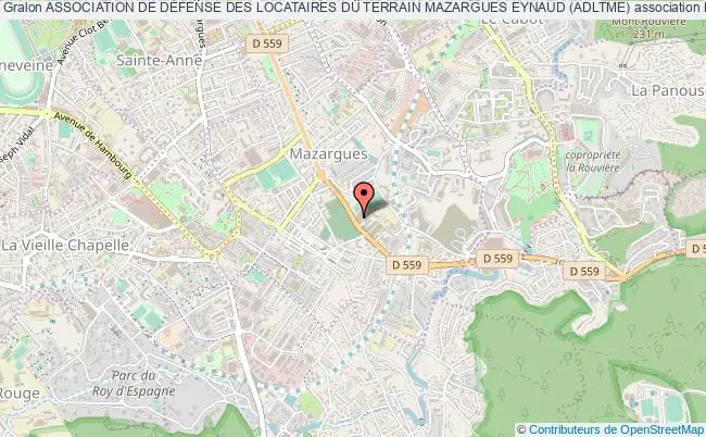 plan association Association De DÉfense Des Locataires Du Terrain Mazargues Eynaud (adltme) Marseille