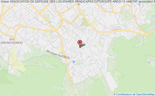 plan association Association De Defense Des Locataires Handicapes Du Groupe Argo-13 Habitat Marseille