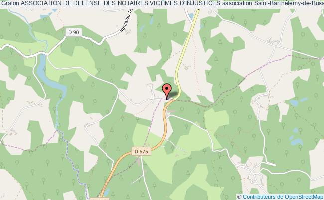 plan association Association De Defense Des Notaires Victimes D'injustices Saint-Barthélemy-de-Bussière