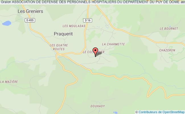 plan association Association De Defense Des Personnels Hospitaliers Du Departement Du Puy De Dome Loubeyrat