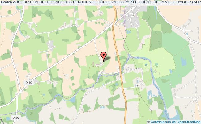 plan association Association De Defense Des Personnes Concernees Par Le Chenil De La Ville D'acier (adpccva) Baguer-Morvan