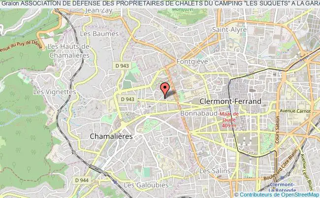ASSOCIATION DE DEFENSE DES PROPRIETAIRES DE CHALETS DU CAMPING "LES SUQUETS" A LA GARANDIE, COMMUNE D'AYDAT