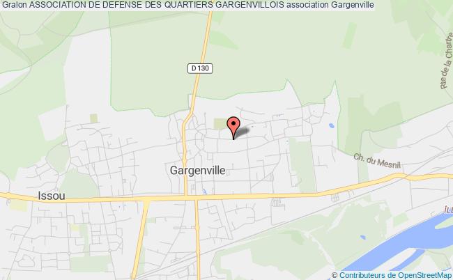 plan association Association De Defense Des Quartiers Gargenvillois Gargenville