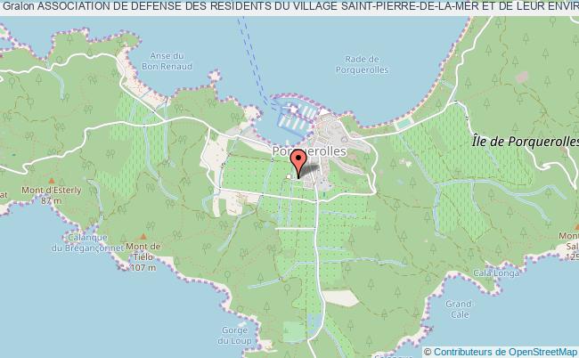 plan association Association De Defense Des Residents Du Village Saint-pierre-de-la-mer Et De Leur Environnement Hyères